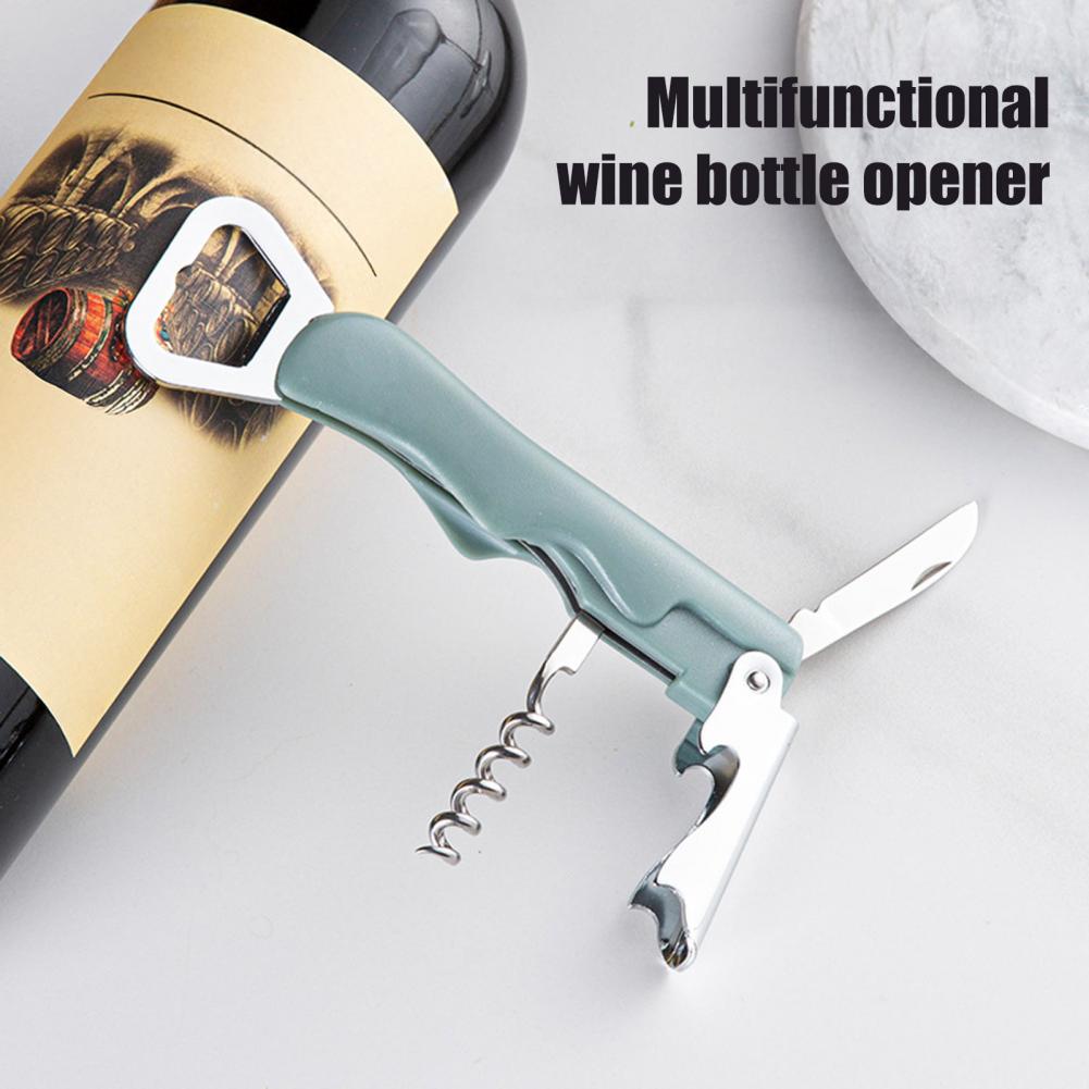 Cork Screw Lever - 3'ü 1 Arada Şarap Açacağı, Bira