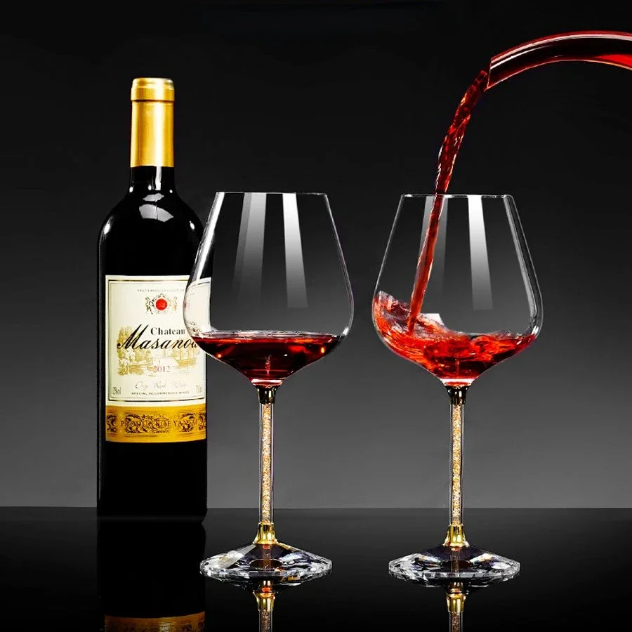 Champagne Flute Pair - Işık lüks High-end kristal fincan cam