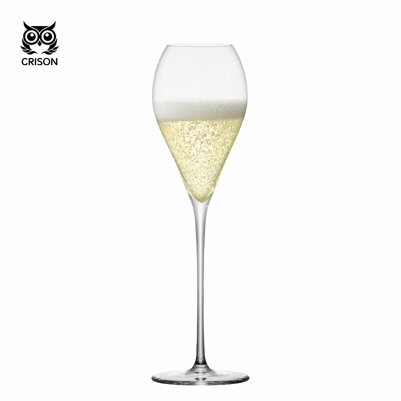 Champagne Flute Pair - cison CP8207 El Yapımı Kristal Cam