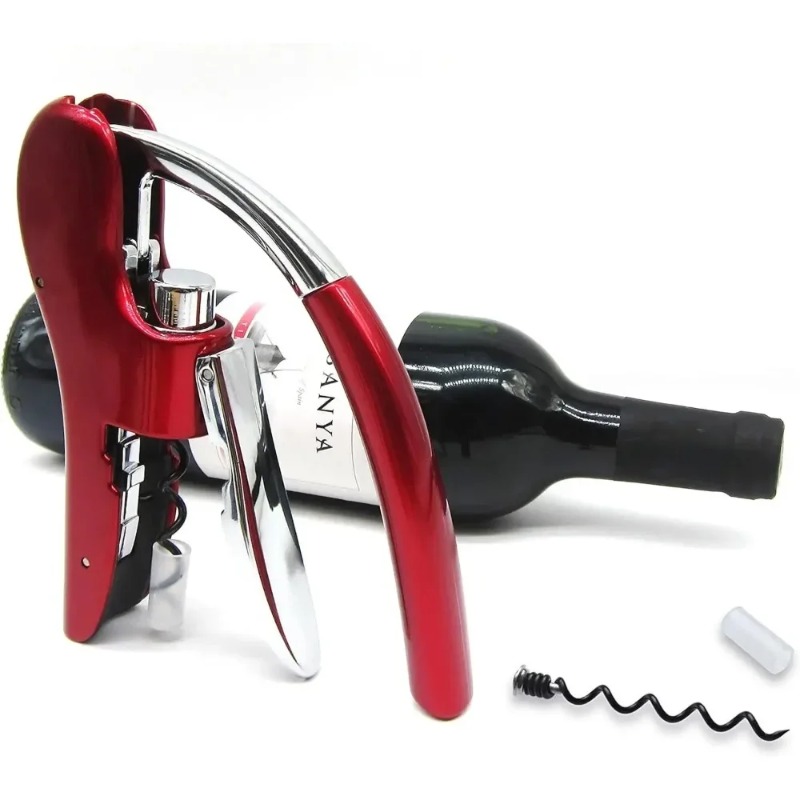 Cork Screw Lever - Yeni Paslanmaz Çelik Şarap Şişe Açacakları