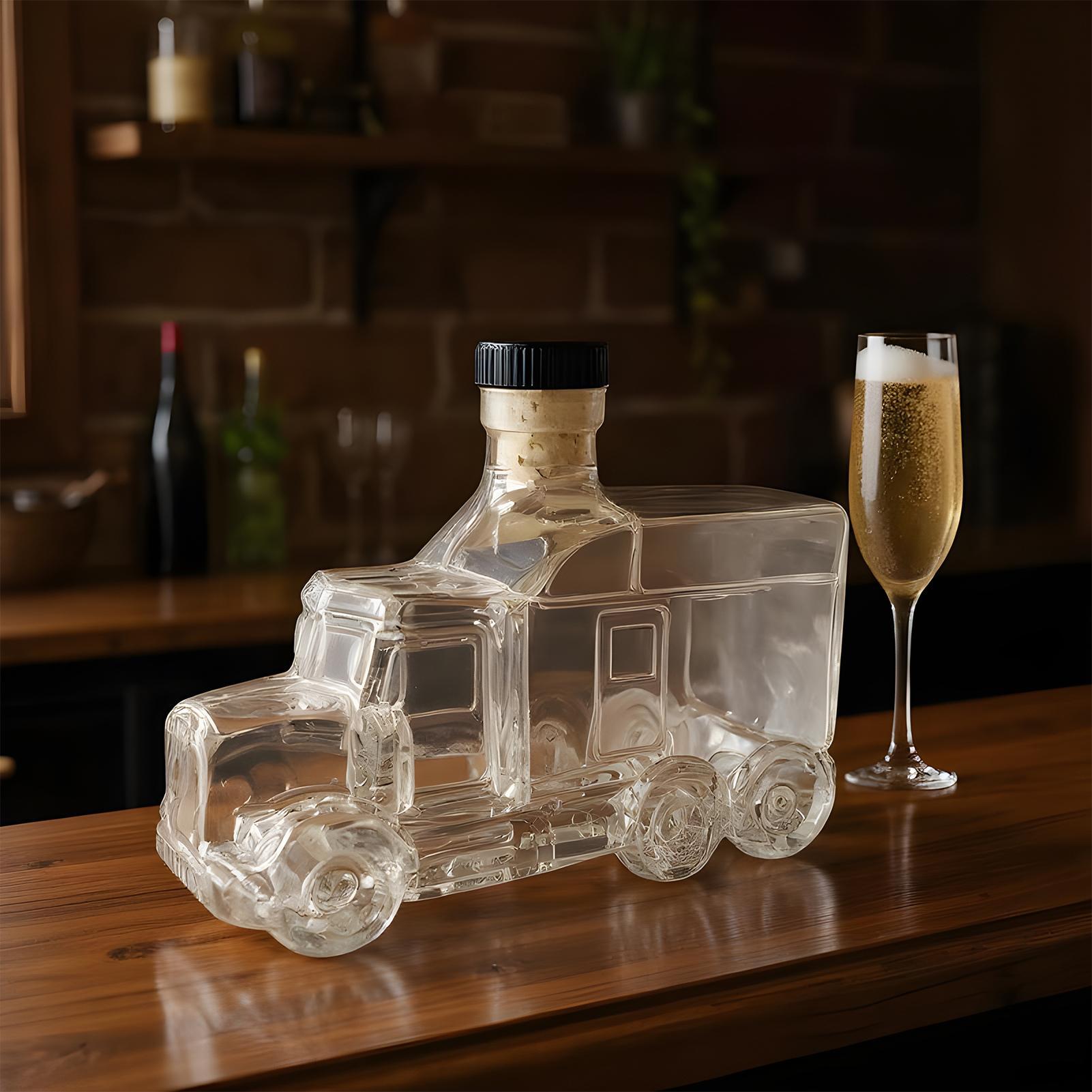 Wine Beer Whiskey - 375 ml Dekoratif Şişe Sürahi Bourbon