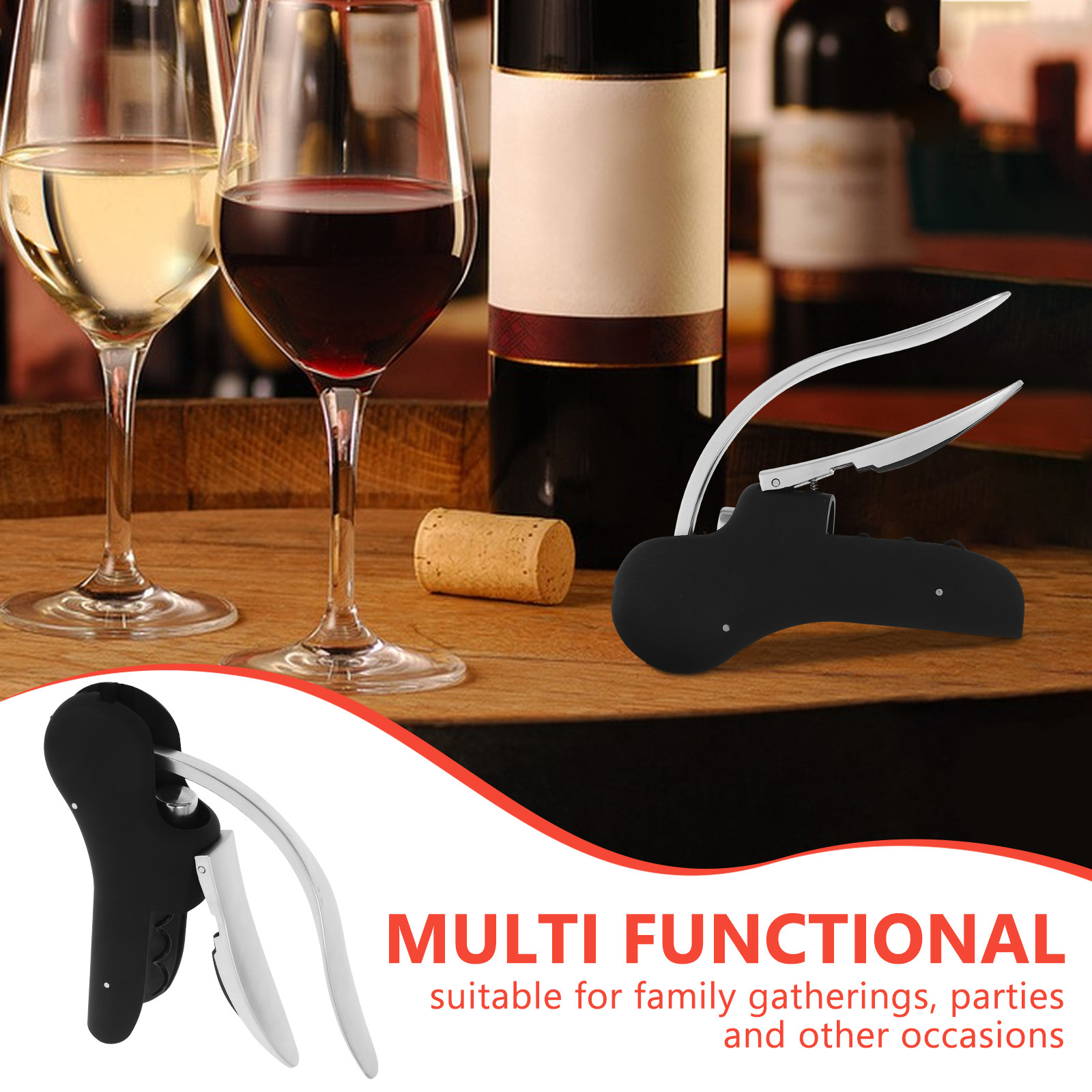 Çinko Alaşımlı Kol Tipi Şarap  - Cork Screw Lever incelemesi ve fiyatı