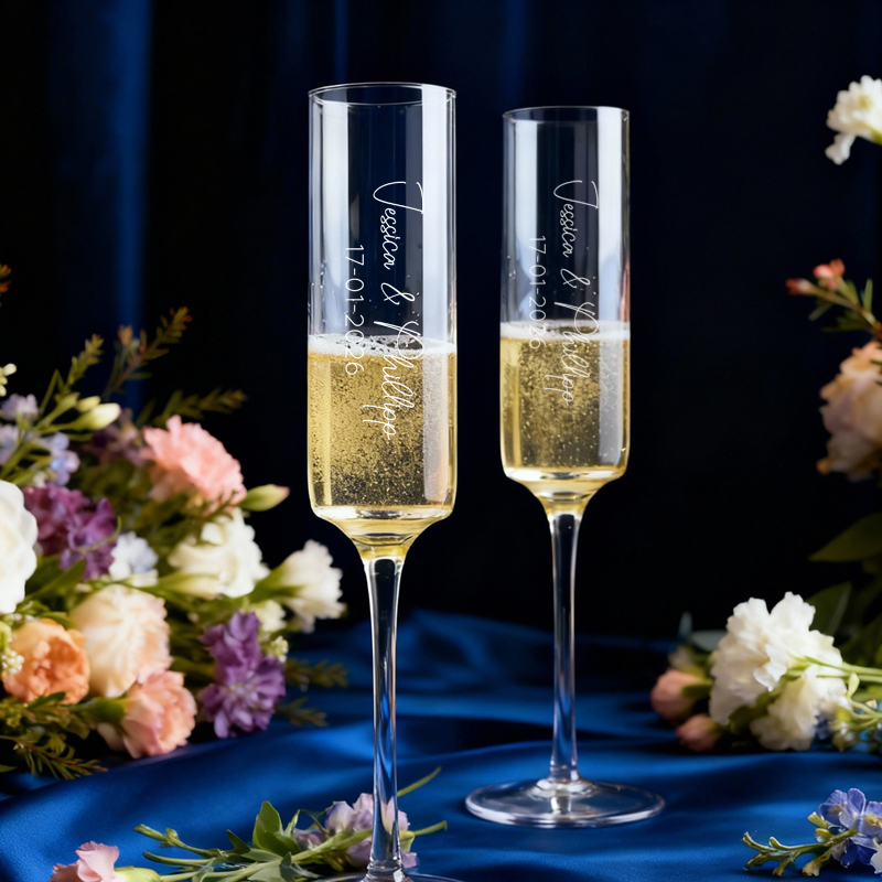 2PCS Kişiselleştirilmiş Şampan - Champagne Flute Pair incelemesi ve fiyatı
