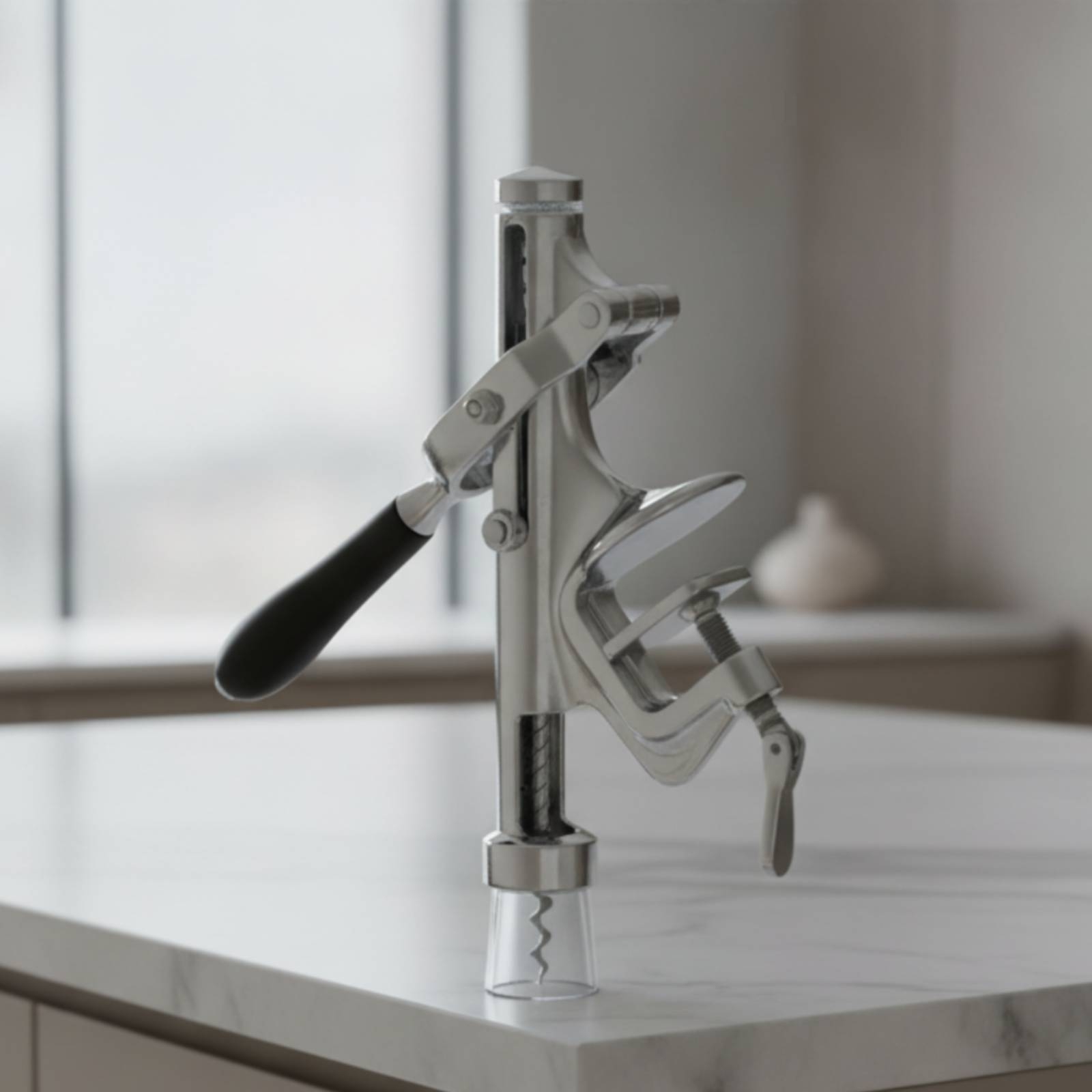 Kollu Şarap Açacağı Masa Üstü  - Cork Screw Lever incelemesi ve fiyatı