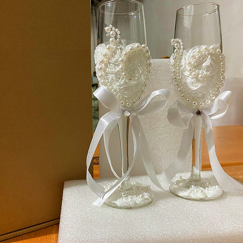 1 çift düğün şampanya bardakla - Champagne Flute Pair incelemesi ve fiyatı