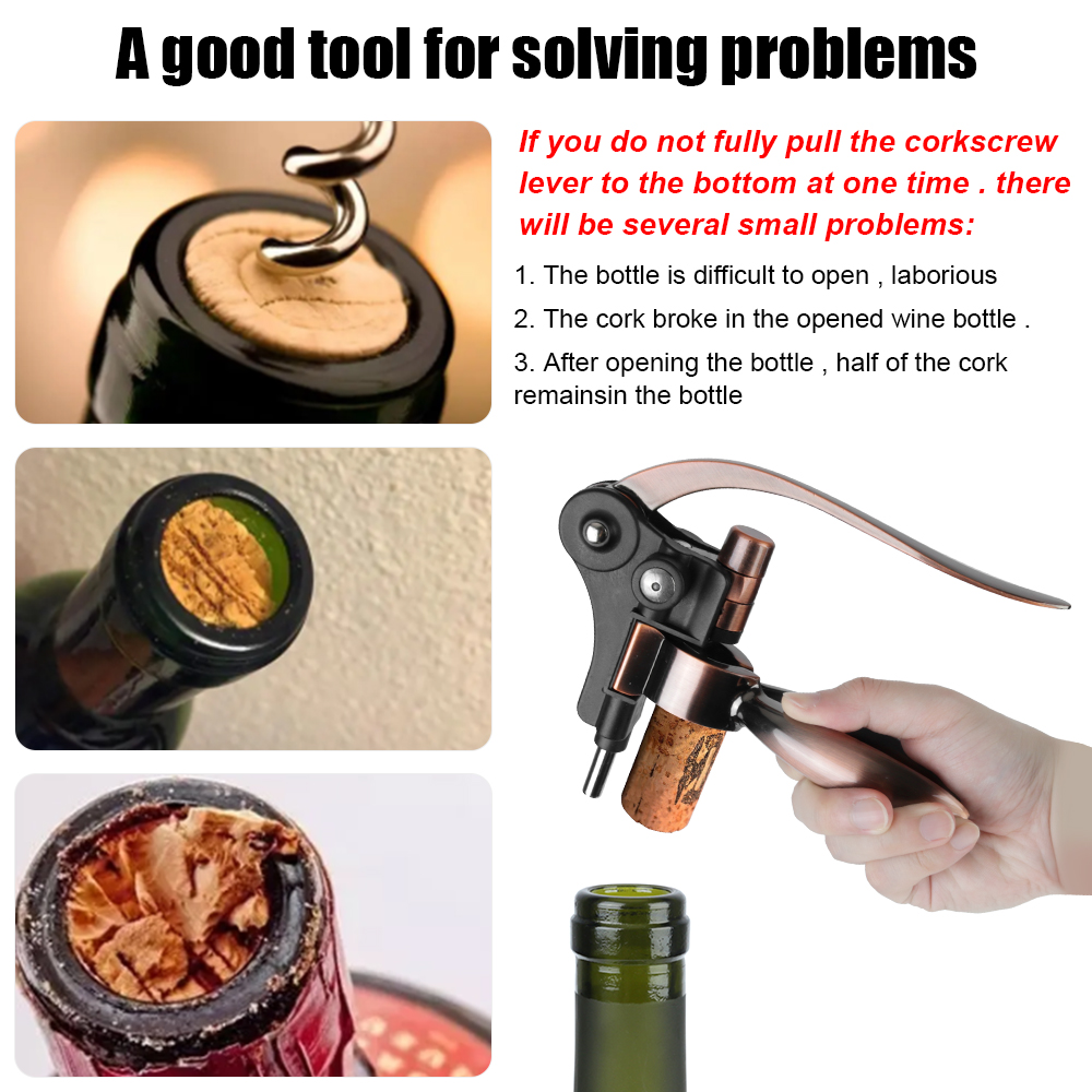 Bar kolu tirbuşon çinko alaşım - Cork Screw Lever incelemesi ve fiyatı