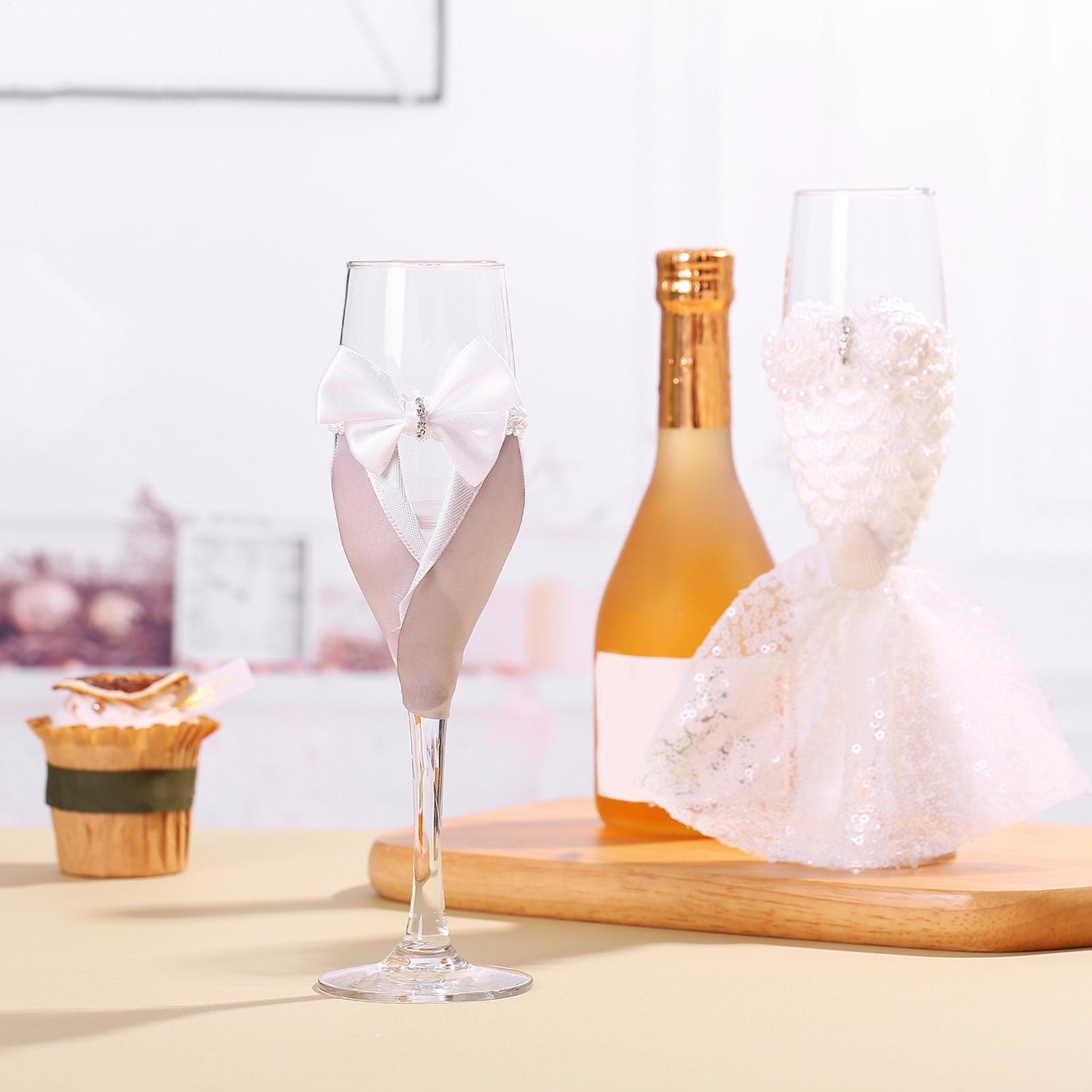 Gelin ve Damat Şampanya Kadehl - Champagne Flute Pair incelemesi ve fiyatı