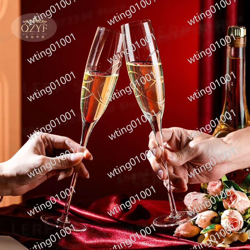 QZYF Qiuzhi Yifan El Oyması Kr - Champagne Flute Pair incelemesi ve fiyatı
