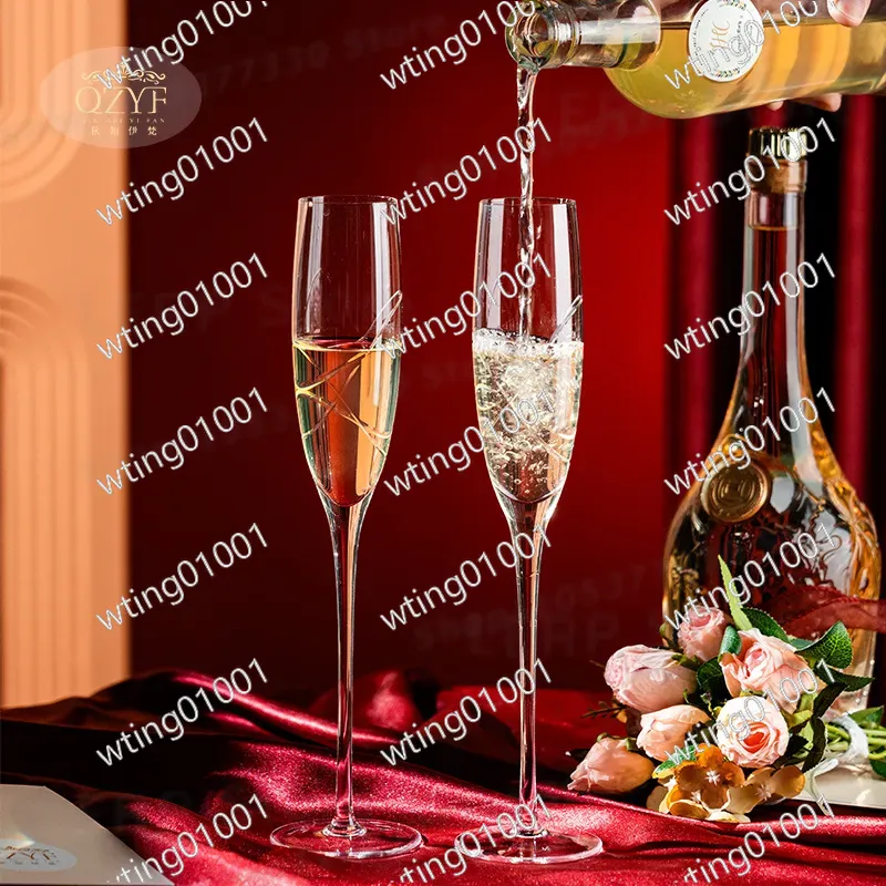 QZYF Qiuzhi Yifan El Oyması Kr - Champagne Flute Pair incelemesi ve fiyatı
