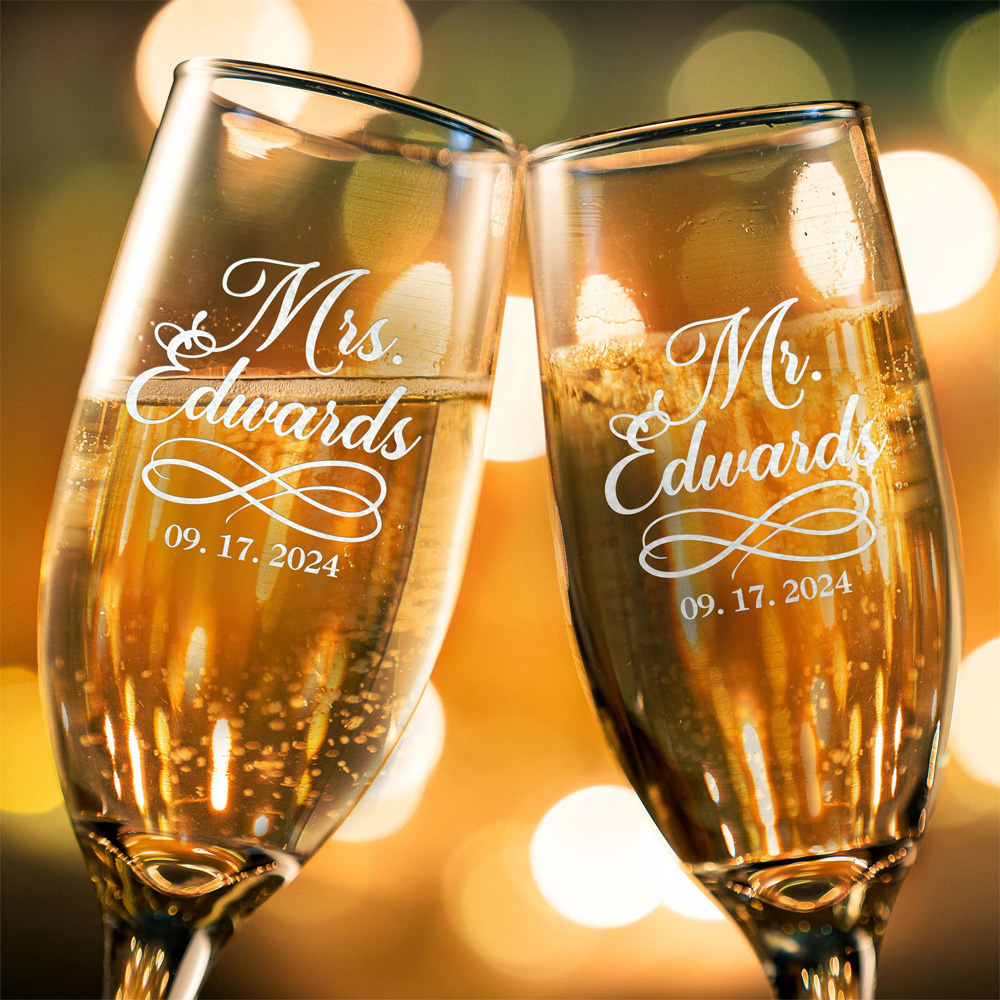 Şampanya Flütleri Kişiselleşti - Champagne Flute Pair incelemesi ve fiyatı