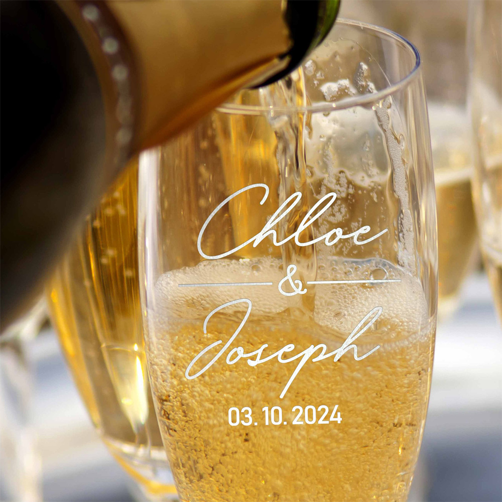 Şampanya Flütleri Kişiselleşti - Champagne Flute Pair incelemesi ve fiyatı