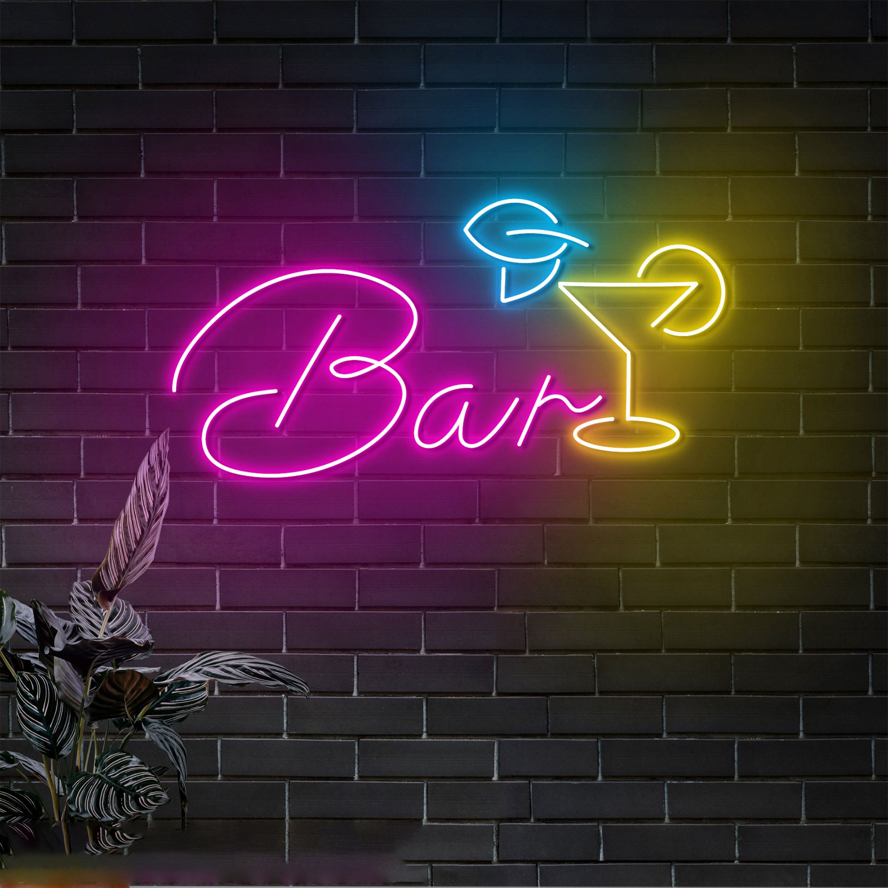 Açık Bar Neon burcu kokteyl Ba - Wine Beer Pub incelemesi ve fiyatı