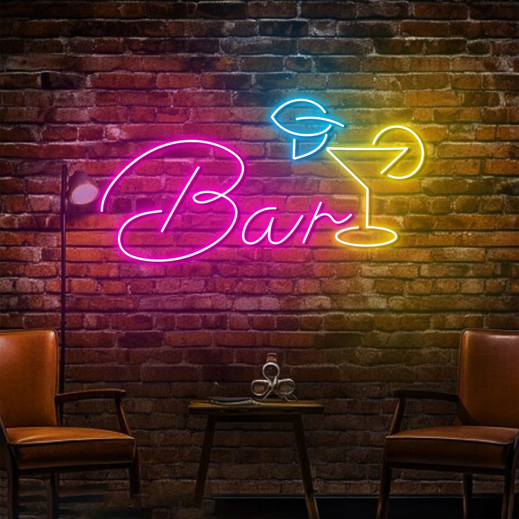 Açık Bar Neon burcu kokteyl Ba - Wine Beer Pub incelemesi ve fiyatı