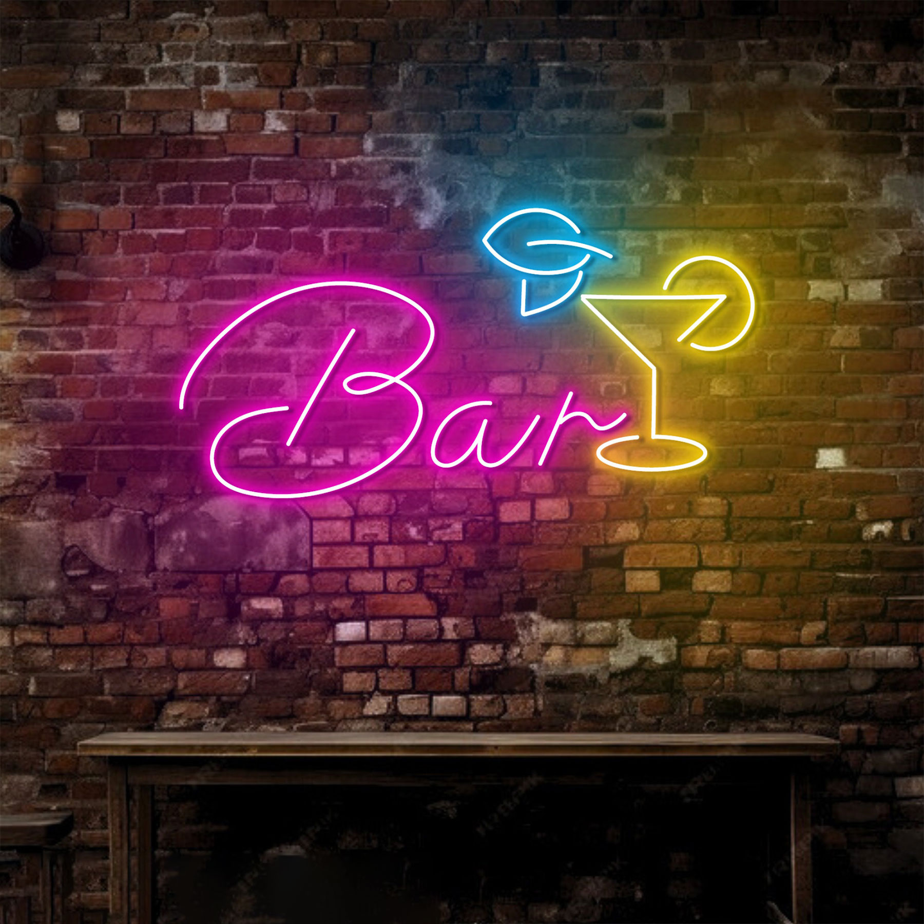 Açık Bar Neon burcu kokteyl Ba - Wine Beer Pub incelemesi ve fiyatı