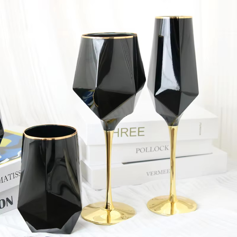 Saf Siyah Kristal Altın Kenar  - Wine Beer Whiskey incelemesi ve fiyatı