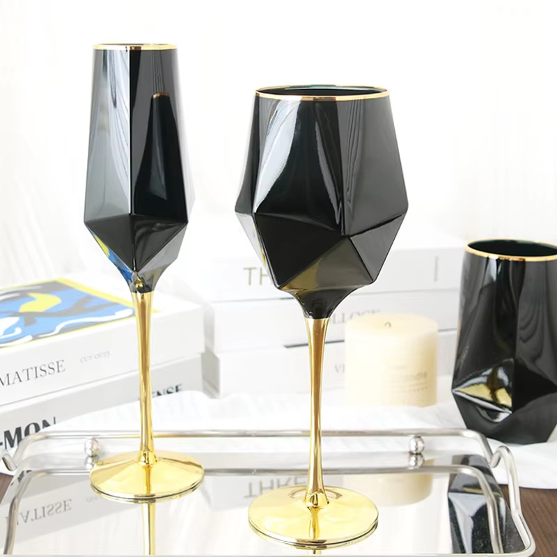 Saf Siyah Kristal Altın Kenar  - Wine Beer Whiskey incelemesi ve fiyatı