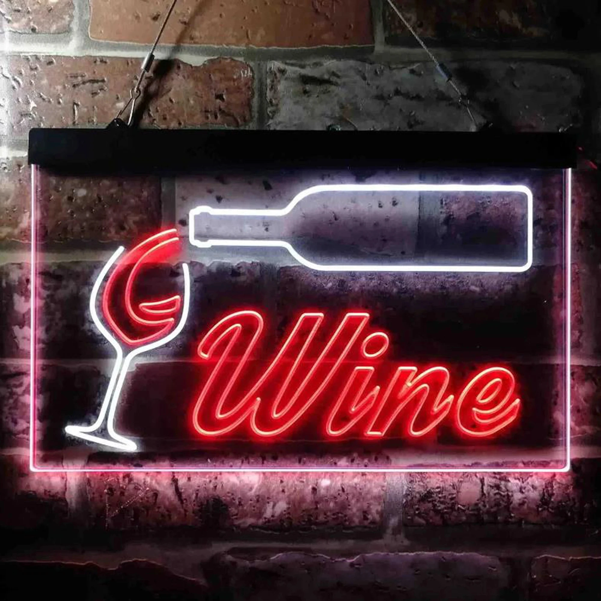 Çift renk LED Neon şarap Bar P - Wine Beer Pub incelemesi ve fiyatı