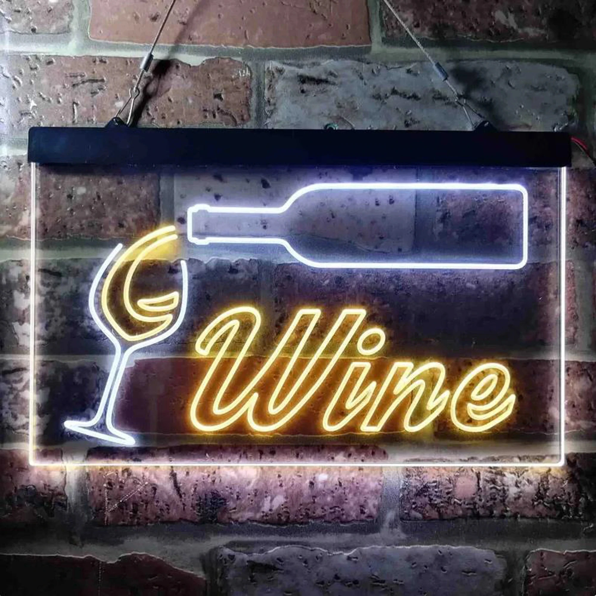 Çift renk LED Neon şarap Bar P - Wine Beer Pub incelemesi ve fiyatı